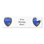 Police Serving Proudly bumper stickers