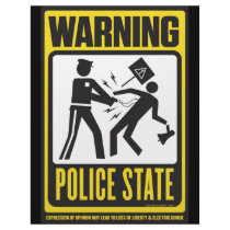 Police State Warning Flyer