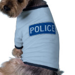 Police Street Sign pet clothing