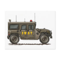 Police SWAT Team Hummer Law Enforcement