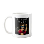 Police Woman FREEZE THIS IS A BUST mugs