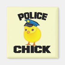 Police Woman Magnet