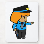 Police Woman mousepads