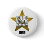 Police Women Logo Button