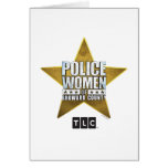Police Women Logo Card
