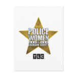 Police Women Logo Postcard