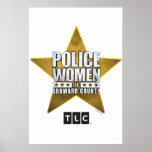 Police Women Logo Poster posters