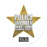 Police Women Logo Sticker