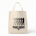 Police Women Silhouette Tote bags