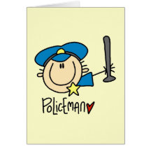 Policeman Occupation Cards