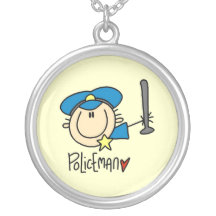Policeman Occupation Custom Necklace