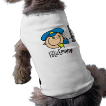Policeman Occupation Doggie Tee Shirt