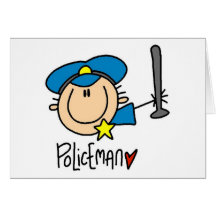 Policeman Occupation Greeting Card