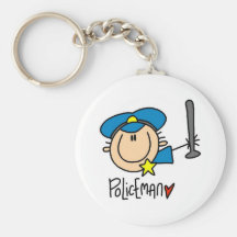 Policeman Occupation Key Chains