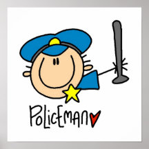 Policeman Occupation Posters