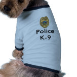 Policeman's K-9 pet clothing