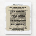 Policeman's Prayer Mouse Pad mousepads