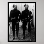 Policemen in Capetown, South Africa 1902 posters