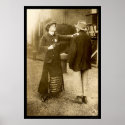 Policewoman Making an Arrest 1909 posters