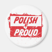 Polish and Proud Fridge Magnets