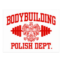 Polish Bodybuilding Postcard