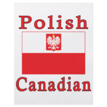 Polish Canadian Falcon Flag