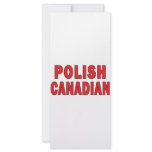 Polish Canadian Custom Rack Cards