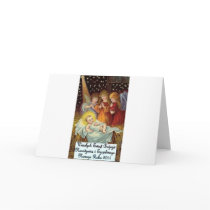 POLISH CHRISTMAS ITEMS WESOLYCH SWIAT GREETING CARD