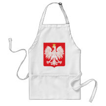 Polish Eagle Red Shield Apron