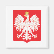 Polish Eagle Red Shield Magnet
