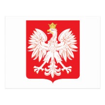 Polish Eagle Red Shield Post Cards