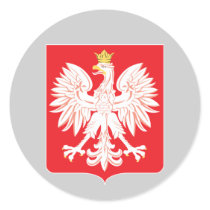 Polish Eagle Red Shield Sticker