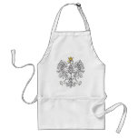Polish Eagle With Gold Crown aprons