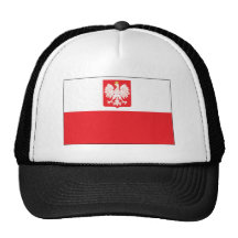 Polish Falcon Flag Mesh Hats