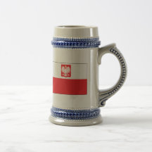 Polish Falcon Flag Mugs