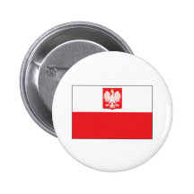 Polish Falcon Flag Pinback Buttons