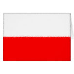 Polish Flag Greeting Card