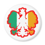 POLISH/IRISH FLAG magnets