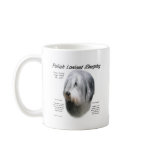 Polish Lowland Sheepdog History Design mugs