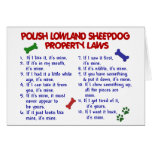 POLISH LOWLAND SHEEPDOG Property Laws 2 cards