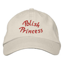 Polish Princess Cute Embroidered Baseball Cap