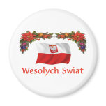 Polish Wesolych Swiat magnets