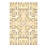 Polished Wood Basket Stationery Design