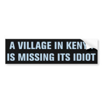 Political Bumper Sticker