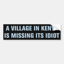 Political Bumper Sticker