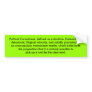 Political Correctness: defined Bumper Sticker
