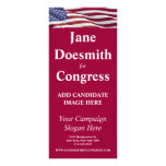 Political Election Campaign Rack Card Template rack cards