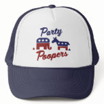 Political Party Poopers hats
