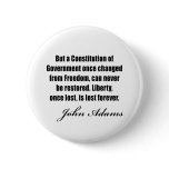 Political quotes by John Adams buttons