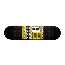 Politician Warning Skateboard skateboards